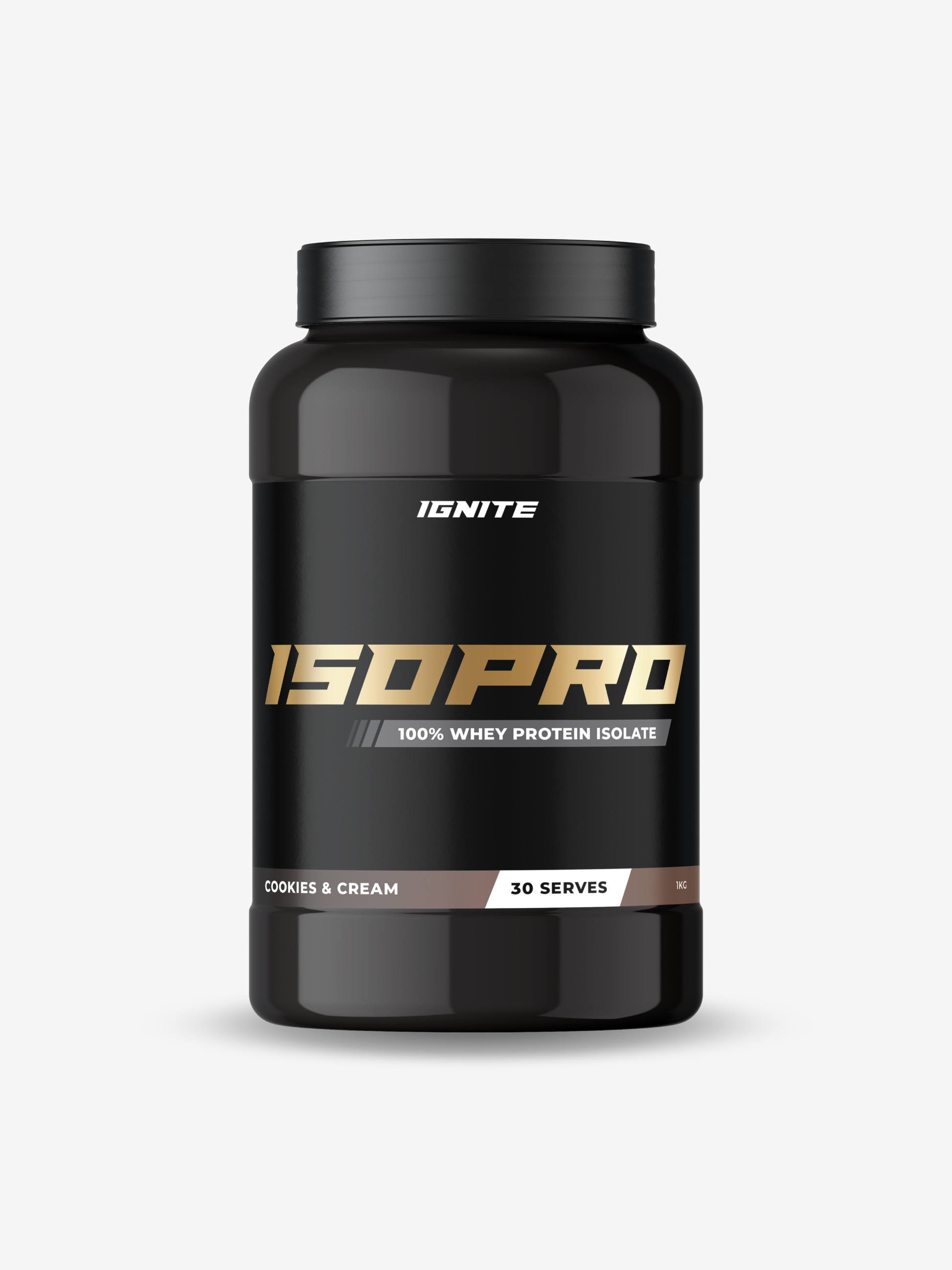 IGNITE ISOPRO Cookies & Cream Whey Protein Isolate Dietary Supplement
