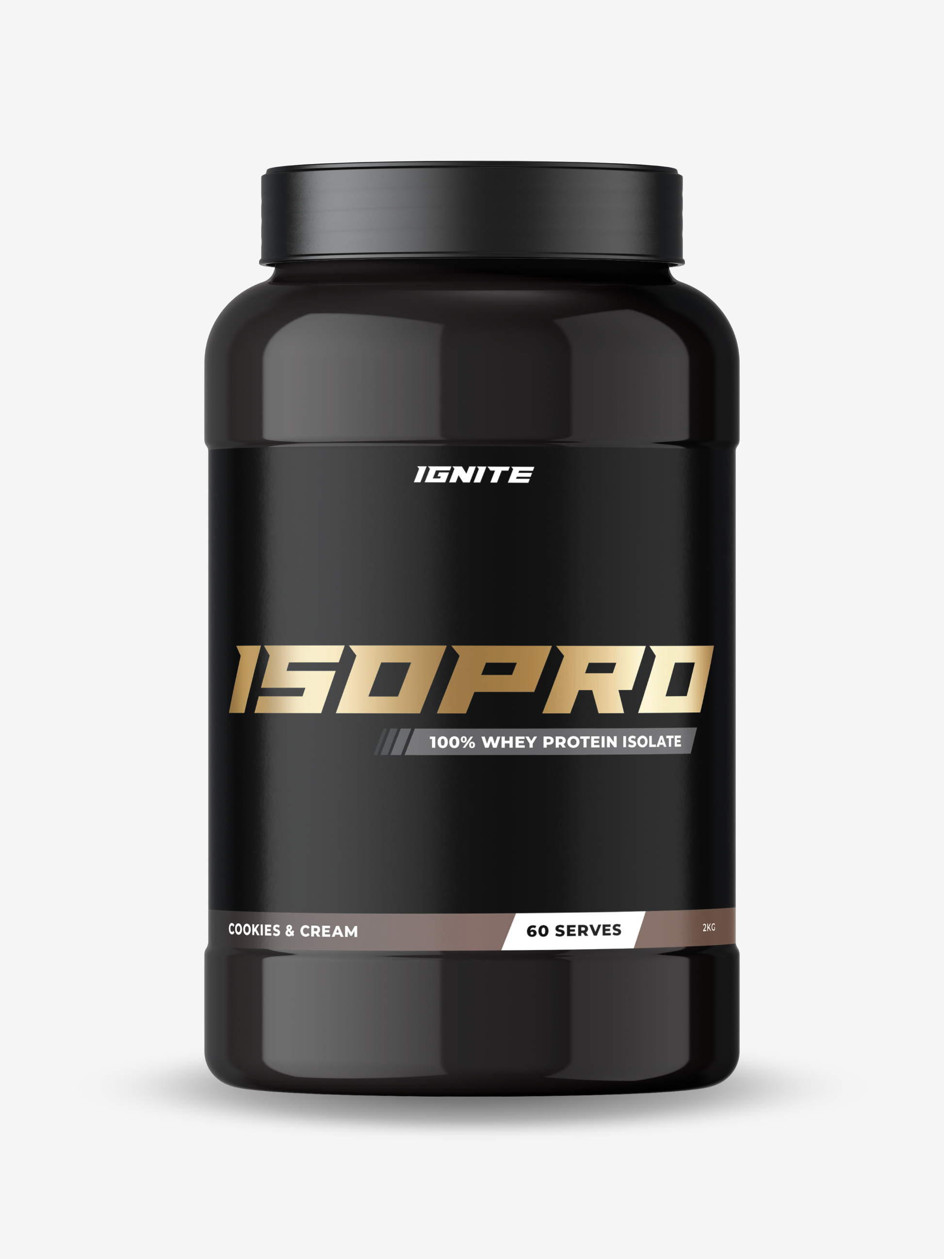 IGNITE ISOPRO Cookies & Cream Whey Protein Isolate Dietary Supplement