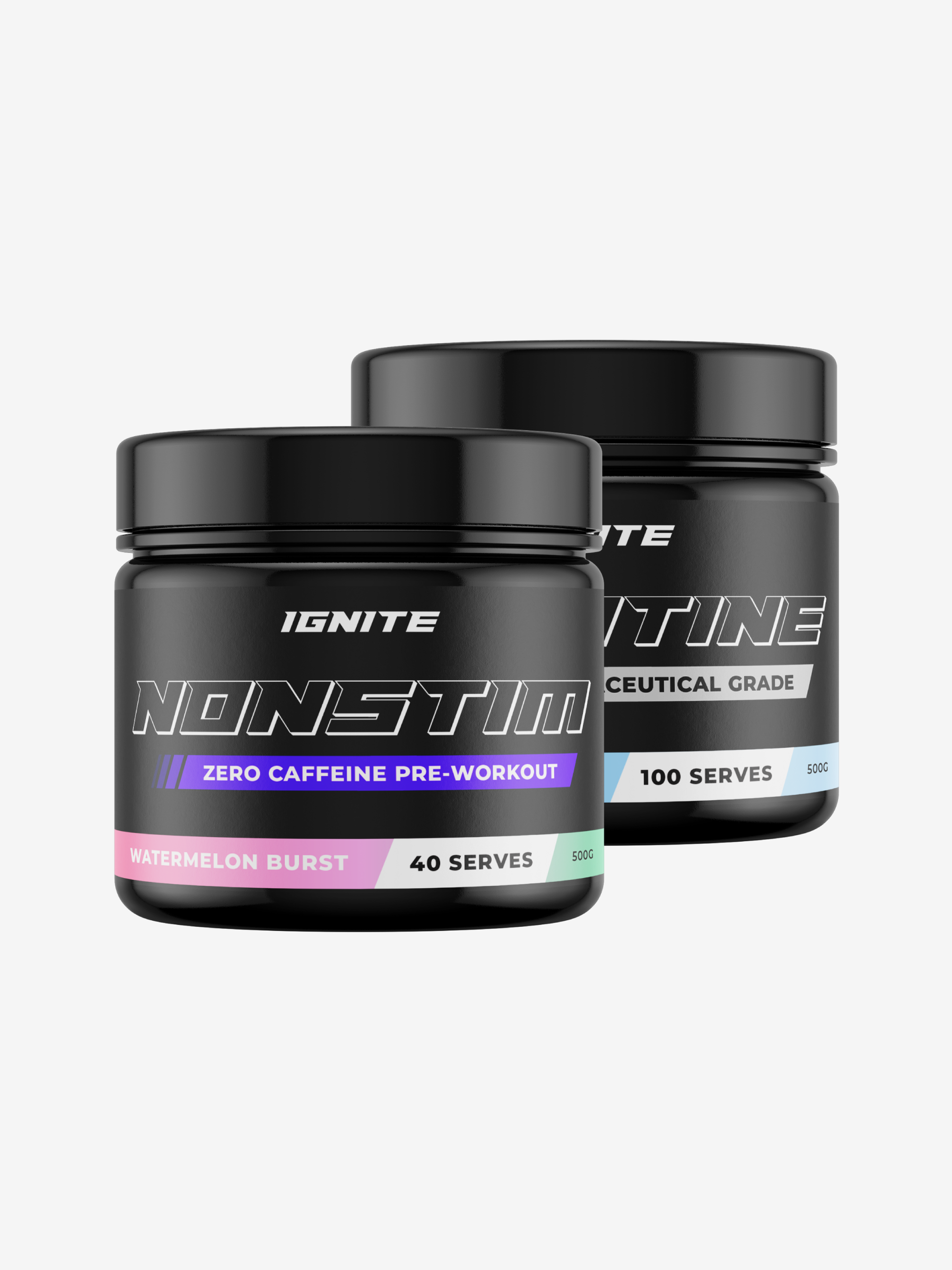 No Caffeine No Stim Pre Workout and Creatine Bundle